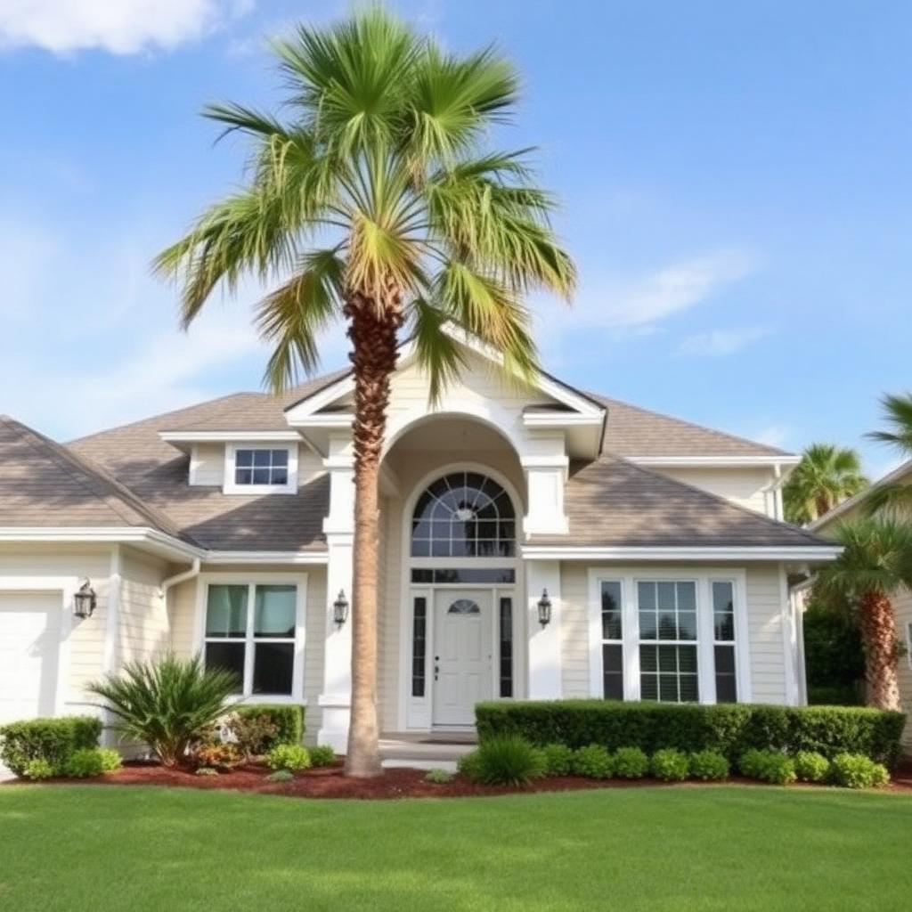 Exterior painting project by John Crouthers Painting on a Winter Haven FL home